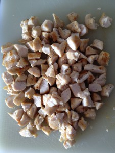 Tarte poulet et champignons