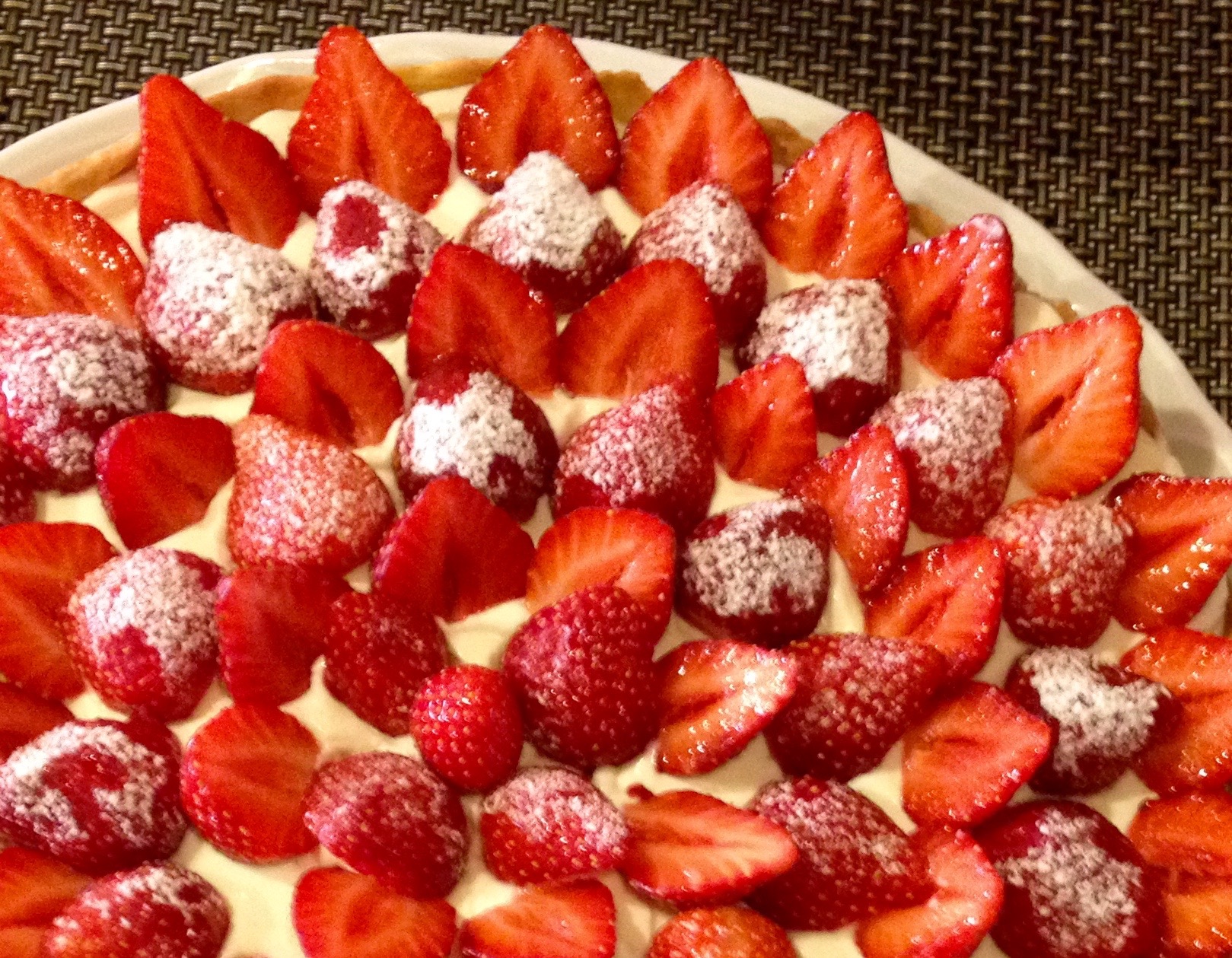 Tarte aux fraises