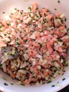 Tartare de saumon