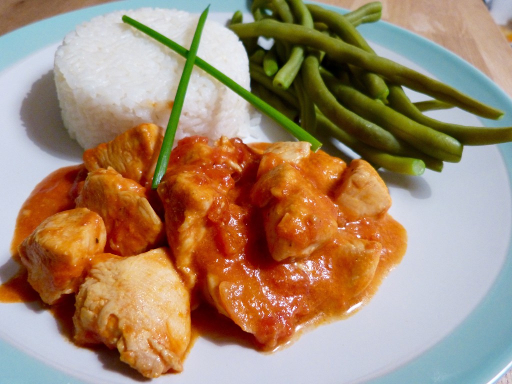 poulet coco curry petit pois cookeo