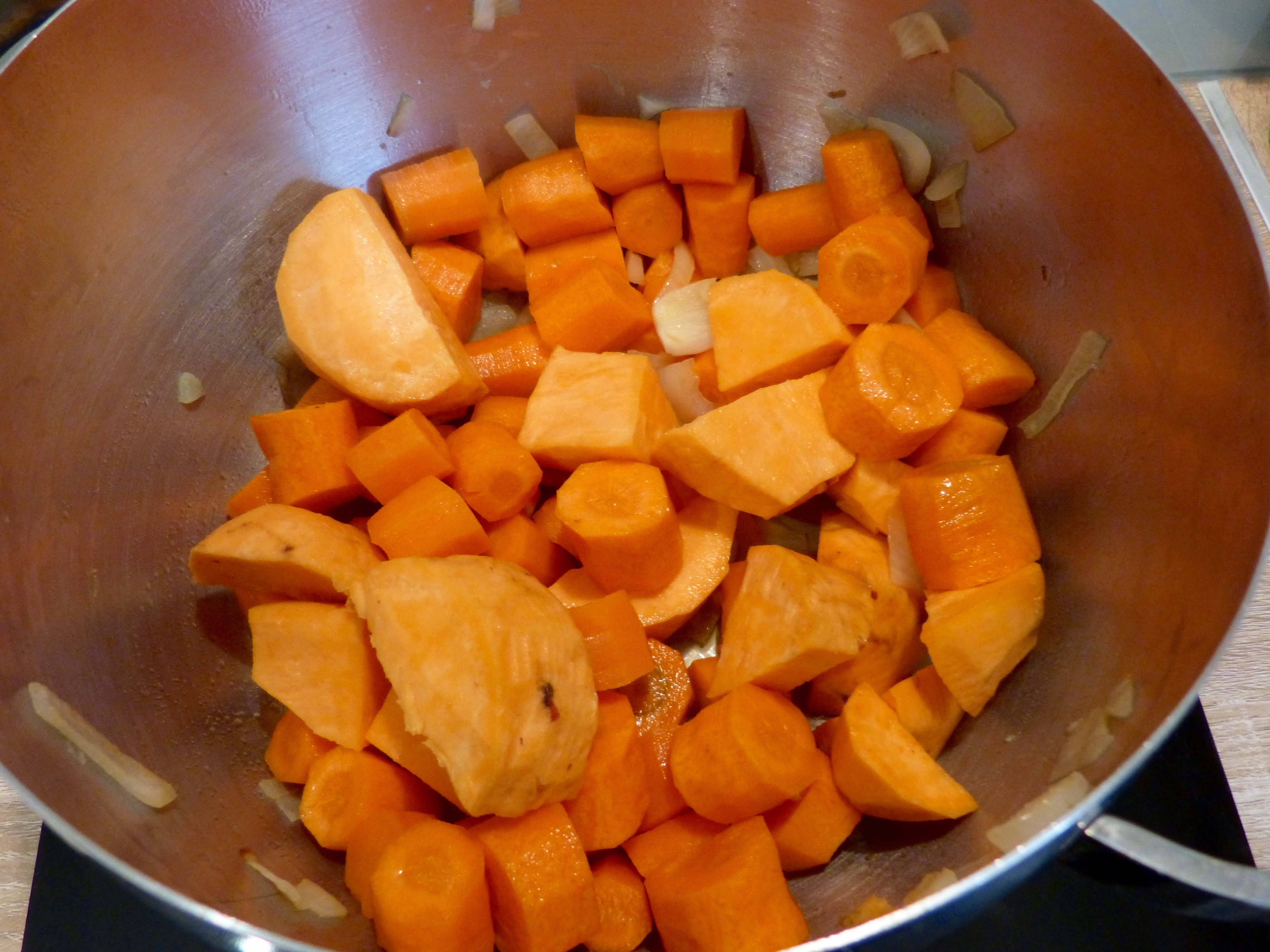 Soupe carotte & patate douce