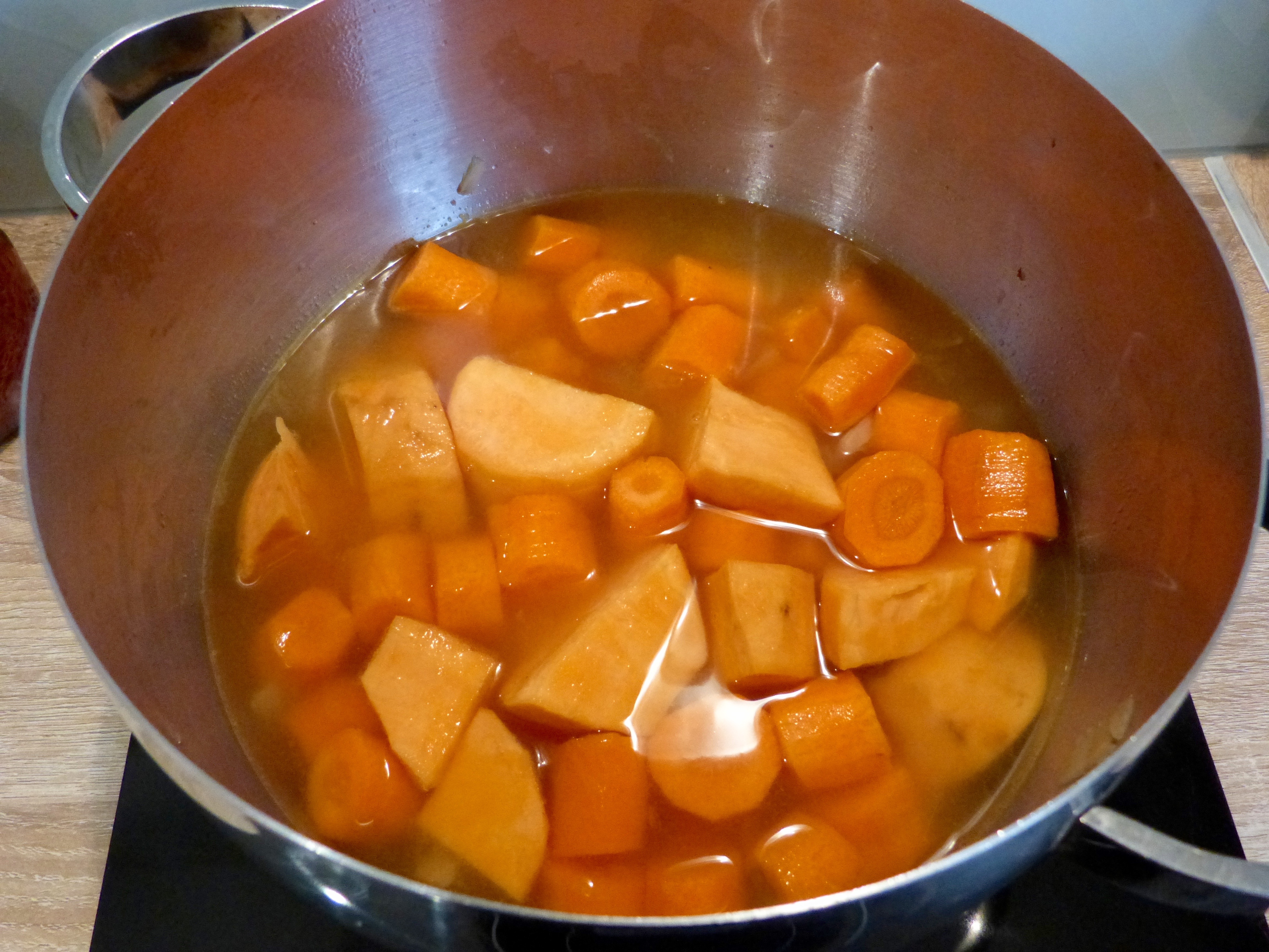 Soupe carotte & patate douce
