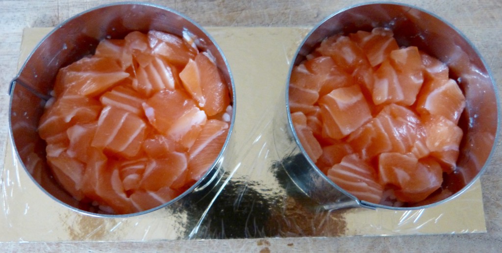 Chirashi façon Burger, sushis et makis
