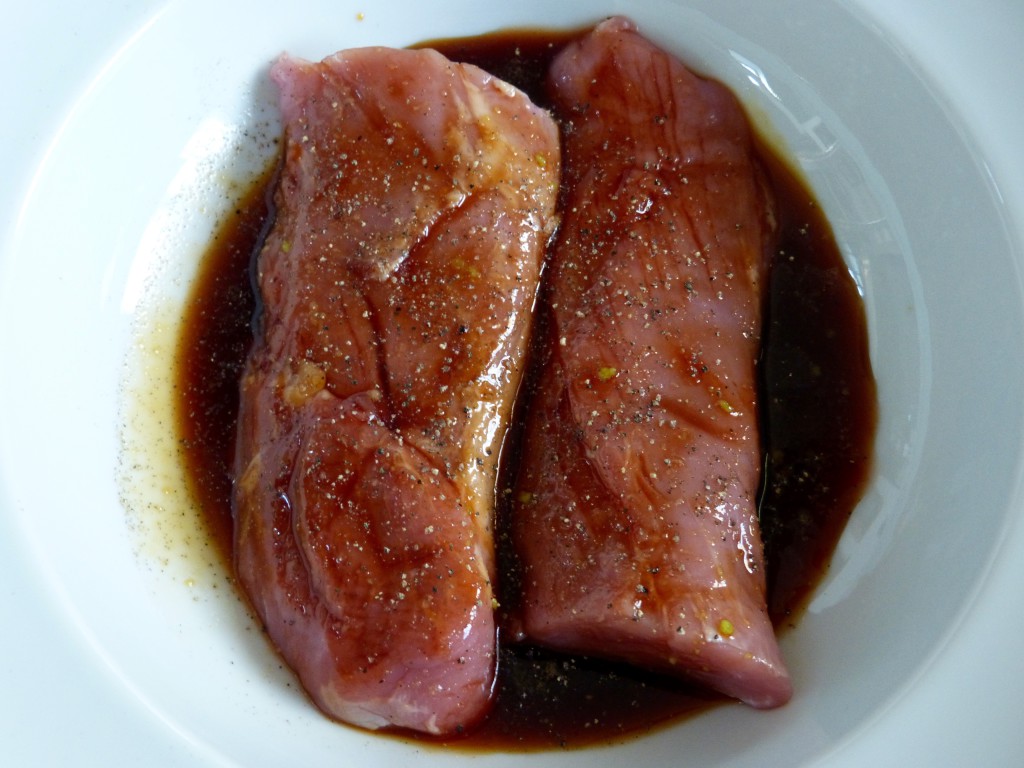Filet mignon de porc et ses petits légumes