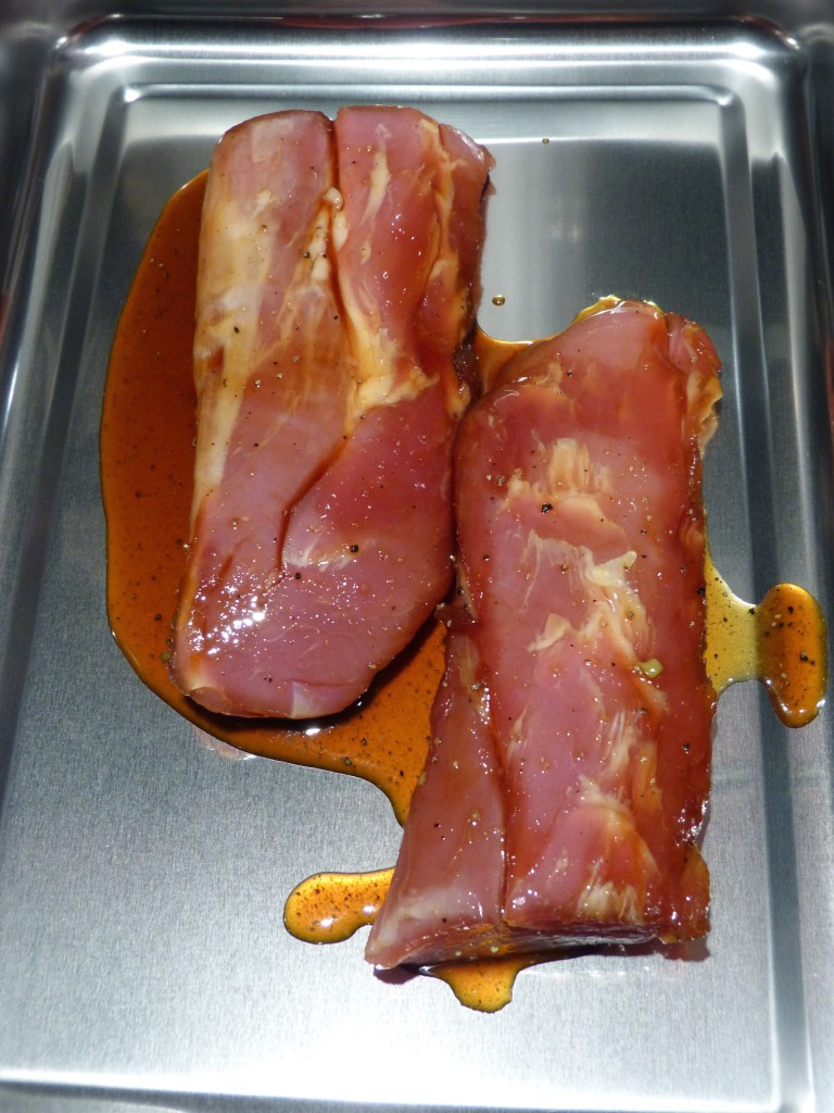 Filet mignon de porc et ses petits légumes