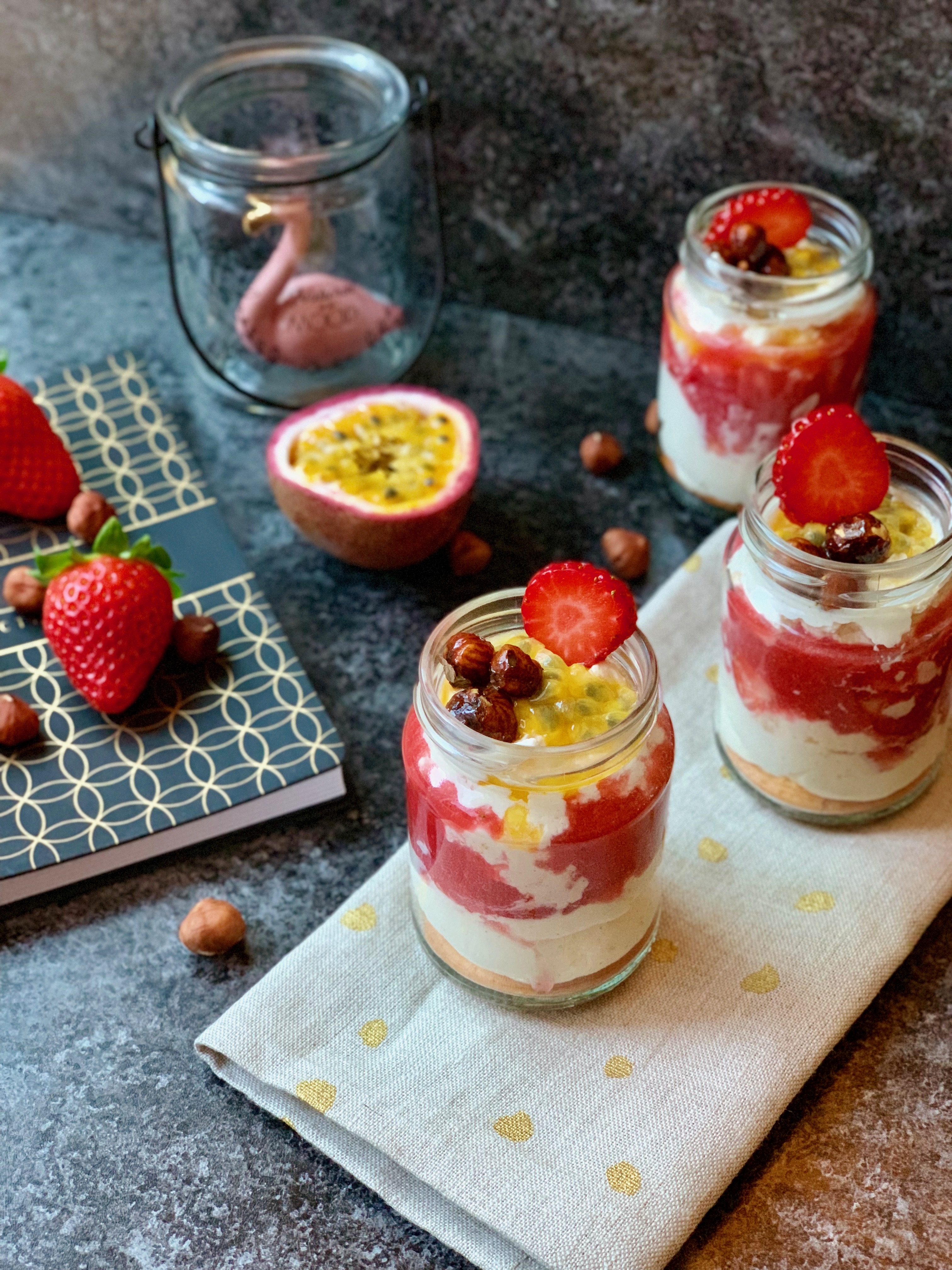 Mascarpone Cream With Strawberries And Passion Fruit Un Petit Oiseau Dans La Cuisine